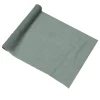 CHEMIN DE TABLE MOUSSELINE VERT DE GRIS 28CMX5M