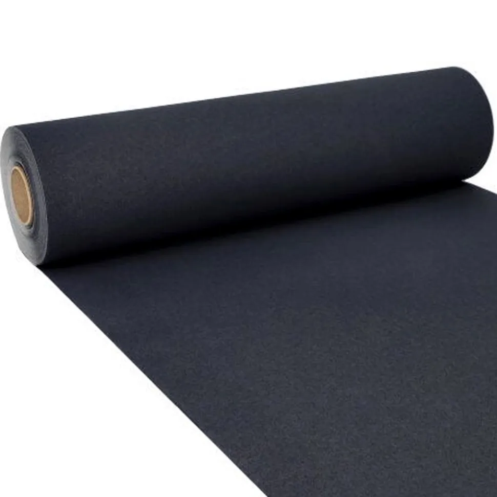 CHEMIN DE TABLE PAPIER AIRLAID 40CMX6M NOIR