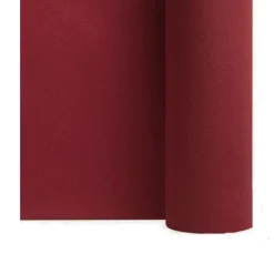 CHEMIN DE TABLE PAPIER AIRLAID 40CMX6M BORDEAUX