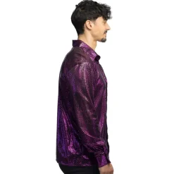 CHEMISE FUNKY POURPRE ADULTE