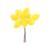 6 CITRONS ARTIFICIELS SUR TIGE 2.5X11CM JAUNE