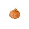 CITROUILLE RÉSINE 5CM ORANGE PAILLETÉ