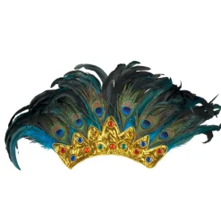 COIFFE CARNAVAL BRÉSIL SAMBA PLUME PAON FEMME