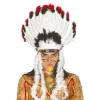 COIFFE CHEF INDIEN PLUMES