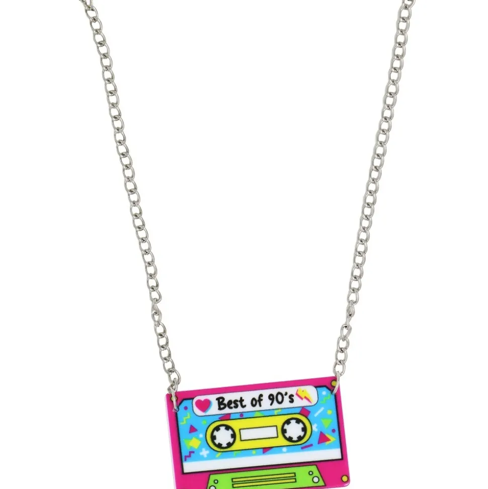 COLLIER CASSETTE ANNÉES 90 ADULTE