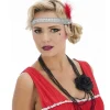 COLLIER PERLES ET FLEUR CHARLESTON NOIR