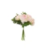 COMPO FLORALE ARTIFICIELLE 7 TIGES 30CM ROSE