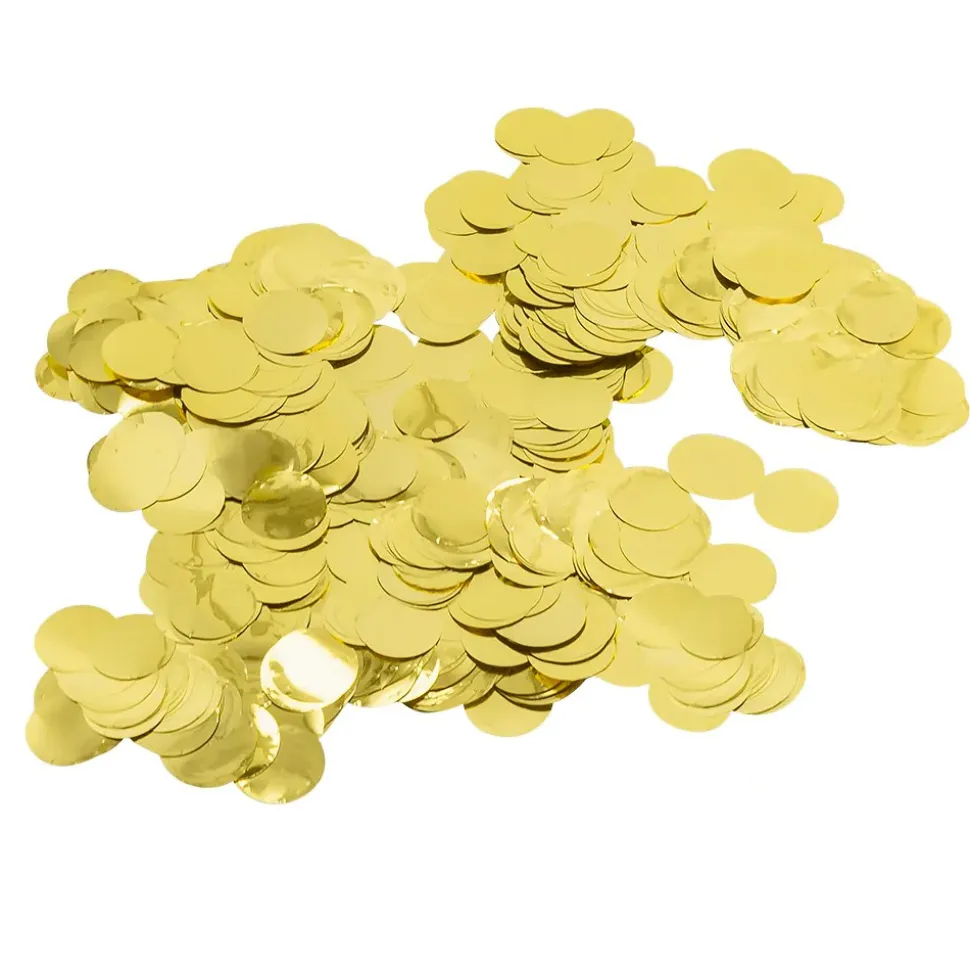 CONFETTIS ROND POLYÉTHYLÈNE 30G OR MÉTAL