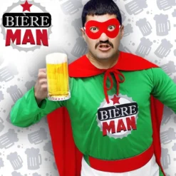 COSTUME HUMOUR BIÈRE MAN HOMME