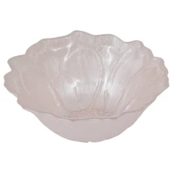 COUPELLE VERRE COQUILLAGE OCÉAN 12CM BLANC