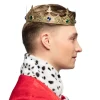 COURONNE ROYALE MÉTAL OR STRASS COLORÉS ADULTE