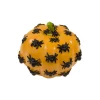 DÉCO CITROUILLE ARAIGNÉE RÉSINE 11X12.5CM ORANGE