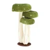 DÉCORATION 3 CHAMPIGNONS MOUSSE 19.5CM CRÈME