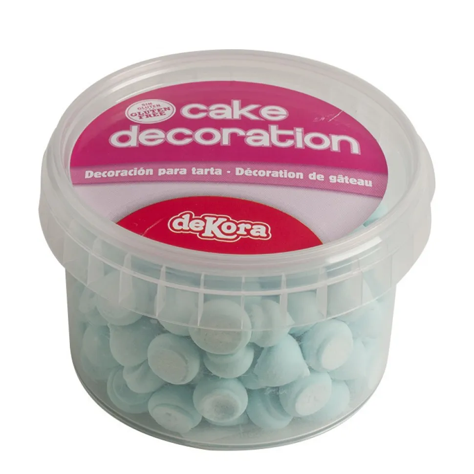 DÉCORATION GÂTEAU MERINGUE SUCRE 90G BLEU