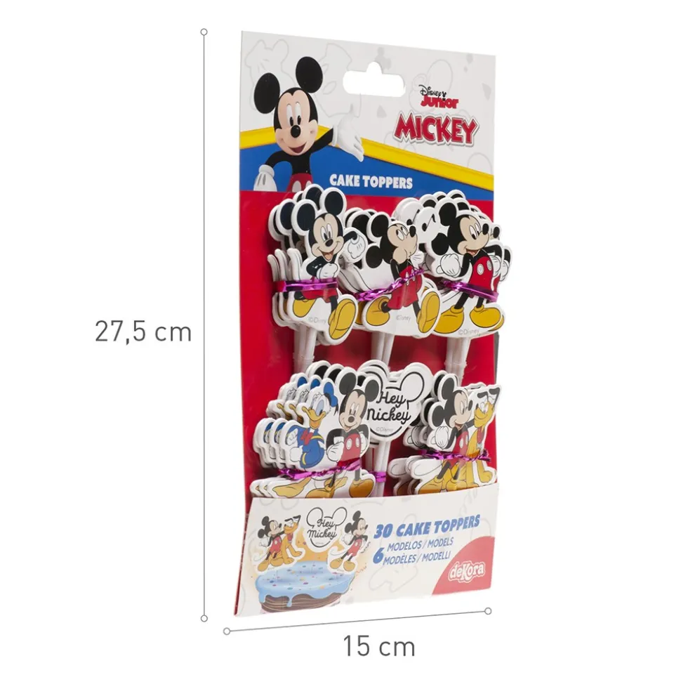 30 DÉCORS PICS À GÂTEAU MICKEY