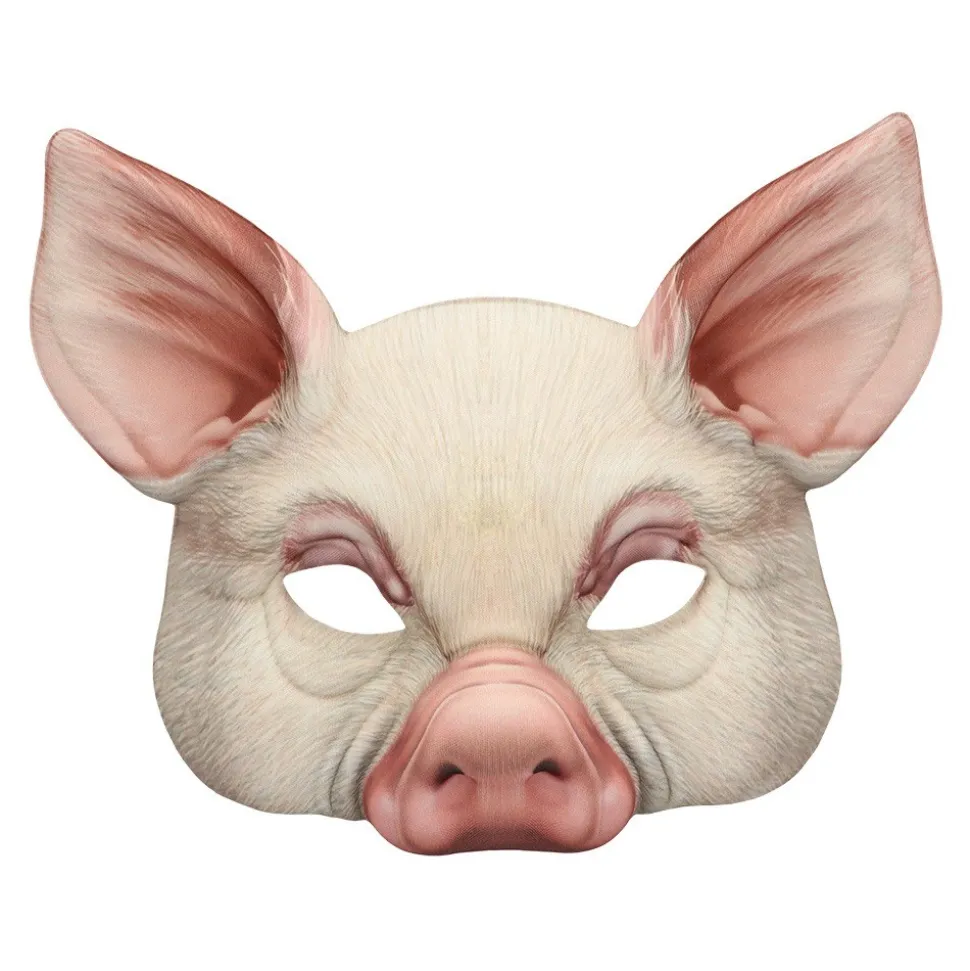 DEMI-MASQUE COCHON PORCELET EVA SOUPLE