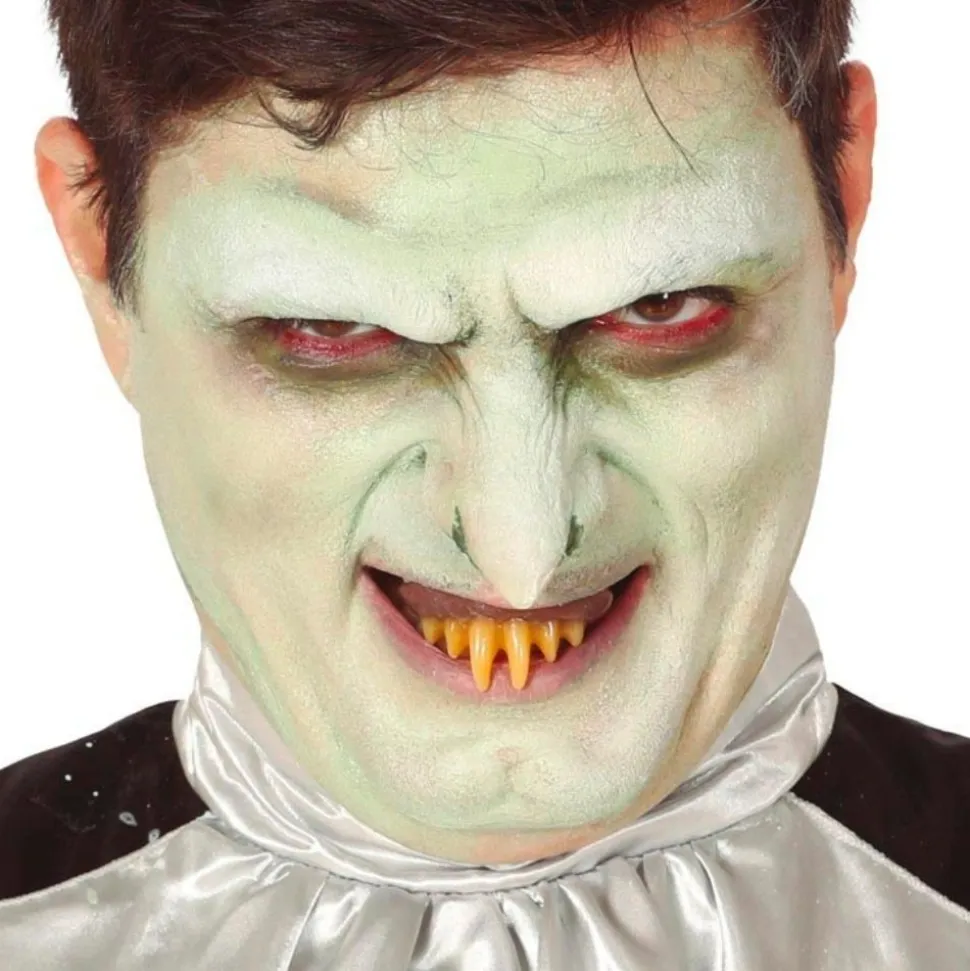 DENTIER CANINES VAMPIRE SOUPLE RÉUTILISABLE ADULTE