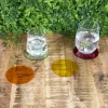 DESSOUS DE VERRE 10CM COLORÉ