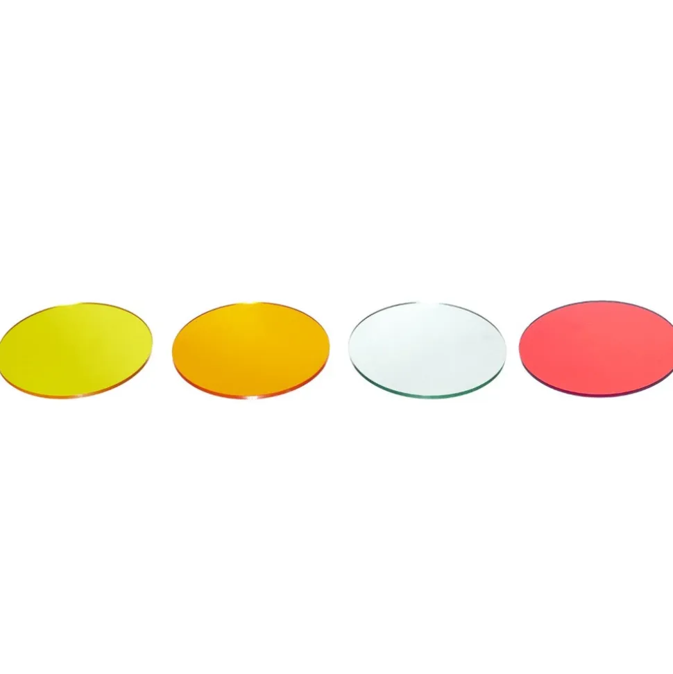 DESSOUS DE VERRE 10CM COLORÉ