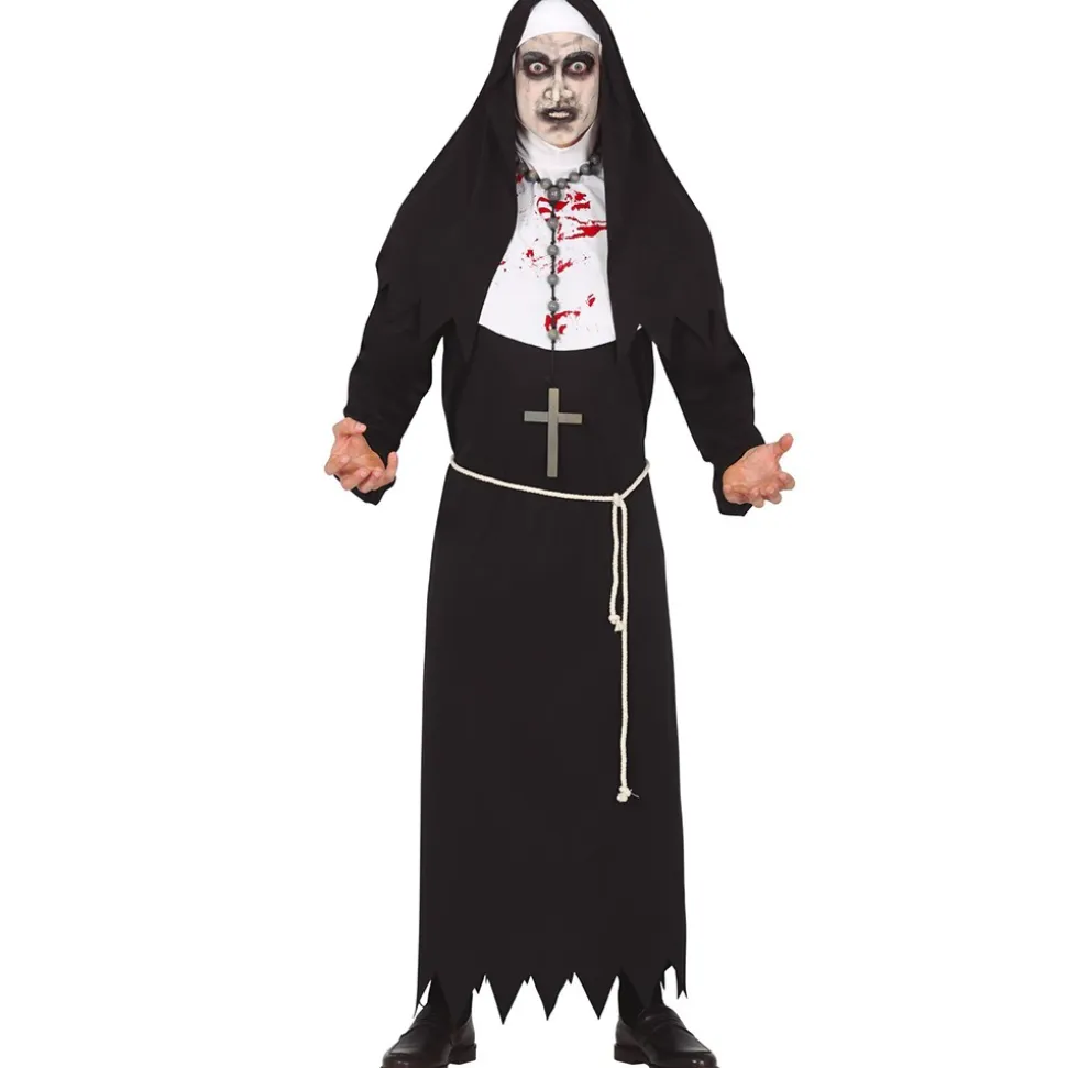 DÉGUISEMENT BONNE SUR NONNE ENSANGLANTÉ HOMME
