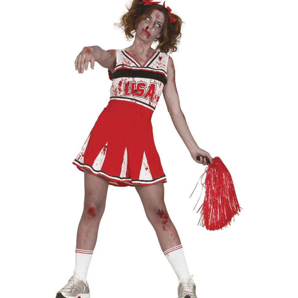DÉGUISEMENT CHEERLEADER USA ZOMBIE ADO