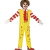 DÉGUISEMENT CLOWN RONALD BURGER ENSANGLANTÉ GARÇON