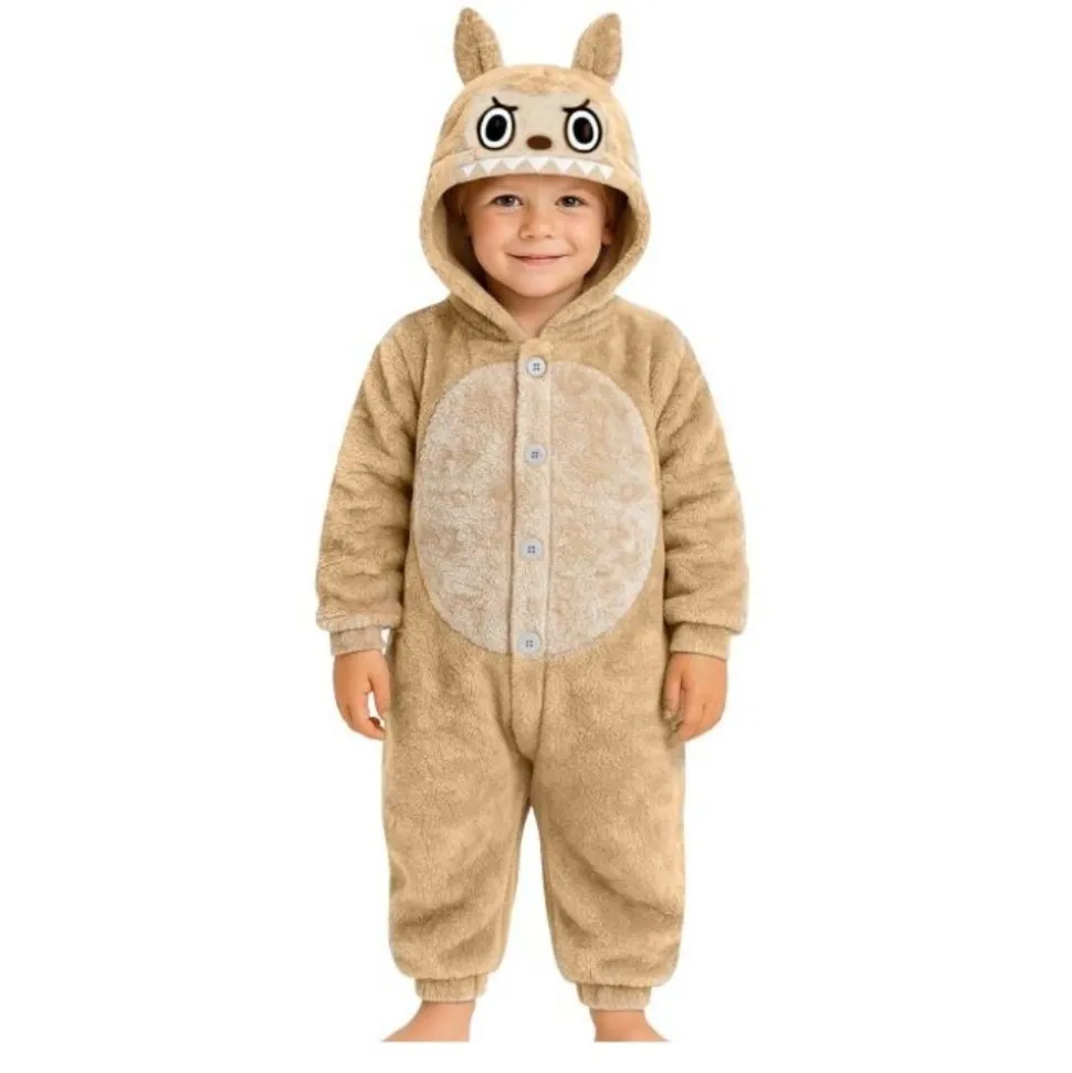 DÉGUISEMENT COMBINAISON MONSTRE BEIGE ENFANT