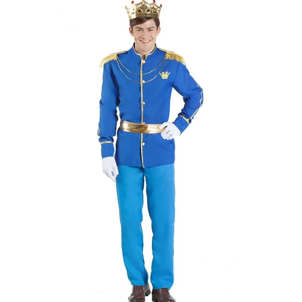 DÉGUISEMENT COSTUME BLEU PRINCE ROYAL HOMME