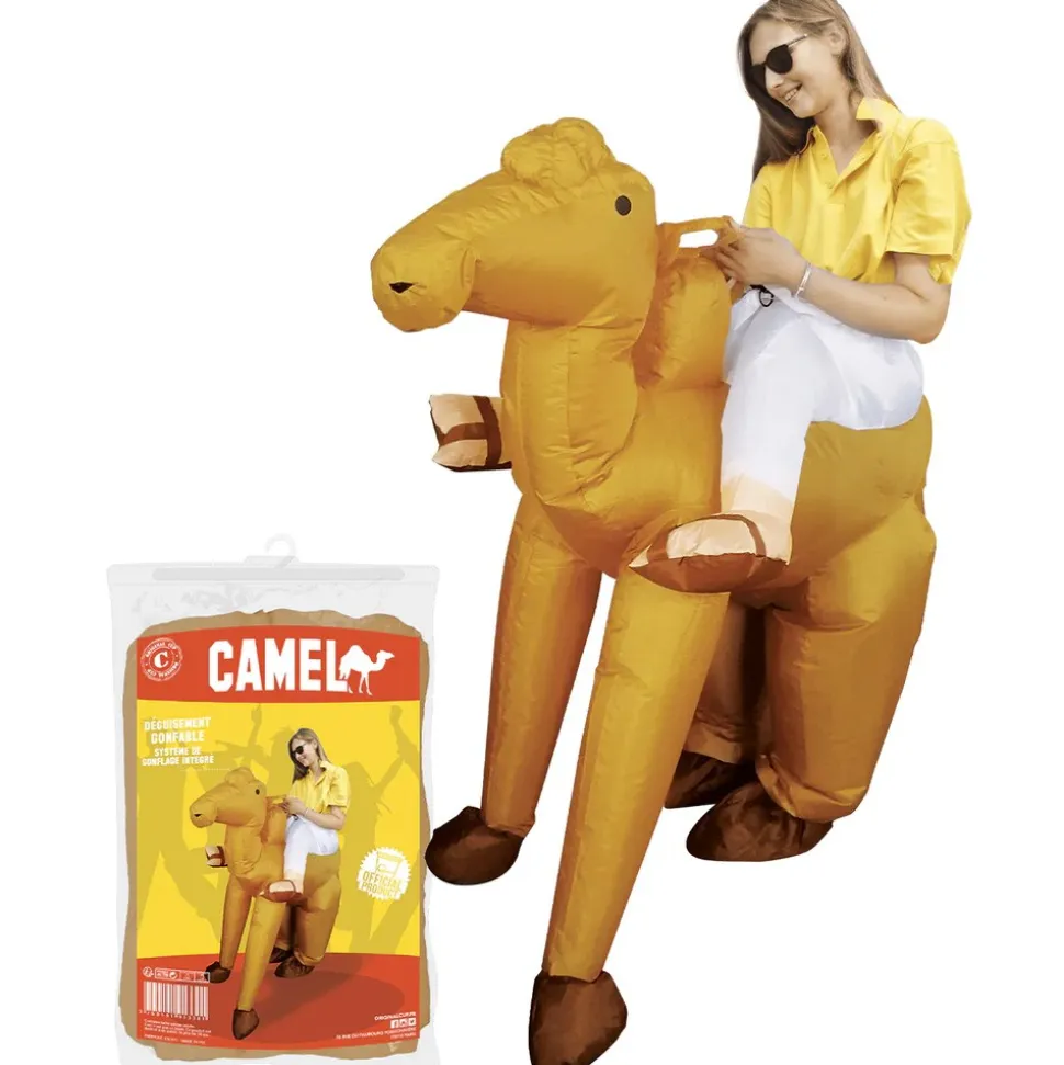 DÉGUISEMENT COSTUME GONFLABLE DROMADAIRE ADULTE