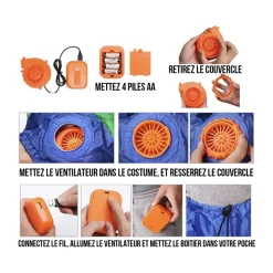 DÉGUISEMENT COSTUME GONFLABLE DROMADAIRE ADULTE