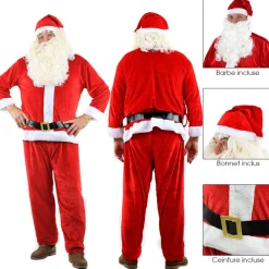 DÉGUISEMENT COSTUME TRADITIONNEL PÈRE NOËL US ÉCO