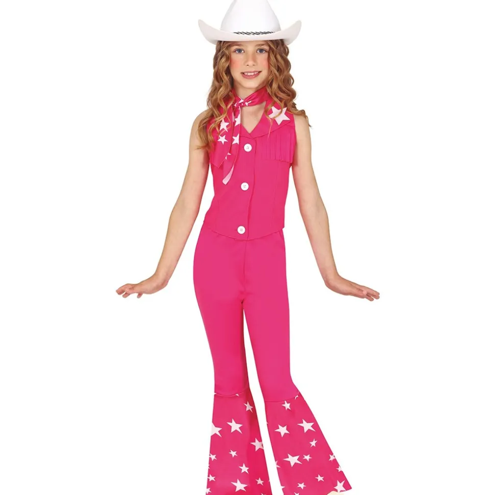 DÉGUISEMENT COWGIRL MANNEQUIN FASHION ROSE FILLE