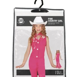 DÉGUISEMENT COWGIRL MANNEQUIN FASHION ROSE FILLE