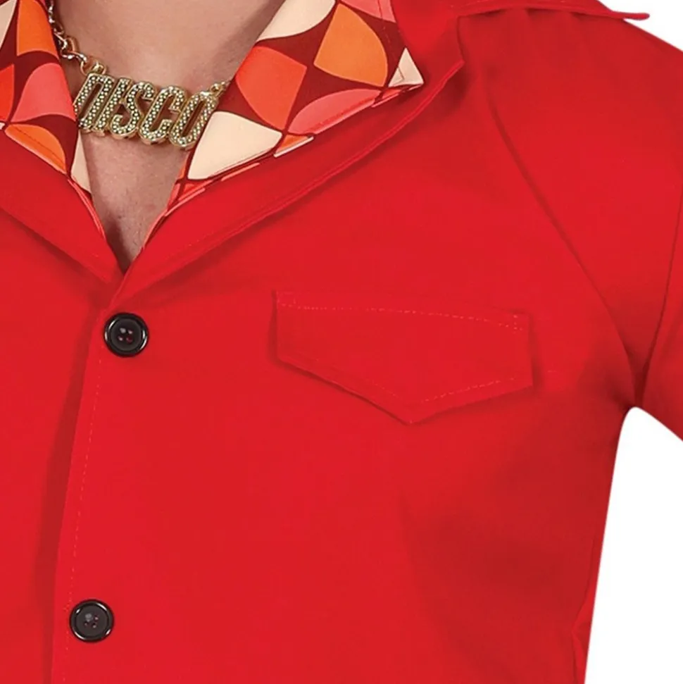 DÉGUISEMENT DISCO ROUGE HOMME