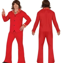 DÉGUISEMENT DISCO ROUGE HOMME