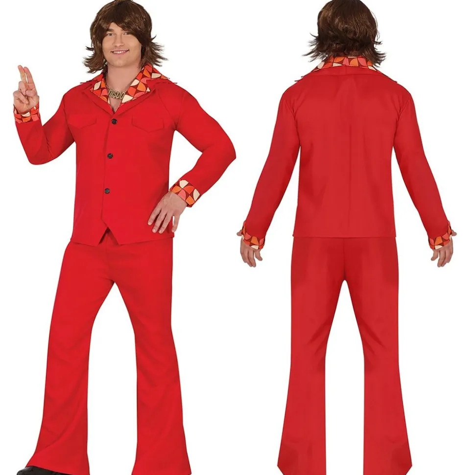 DÉGUISEMENT DISCO ROUGE HOMME