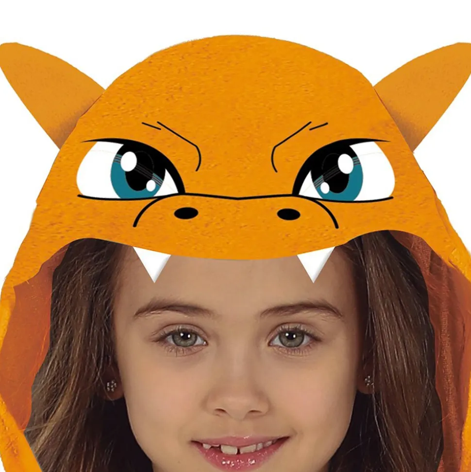 DÉGUISEMENT DRAGON KIGURUMIMI ORANGE ENFANT