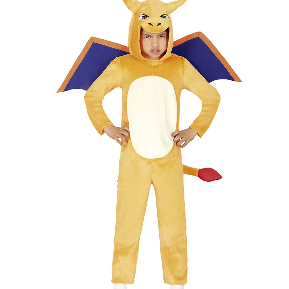 DÉGUISEMENT DRAGON MYSTIQUE ORANGE ENFANT