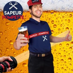DÉGUISEMENT HUMORISTIQUE SAPEUR POMPETTE ADULTE