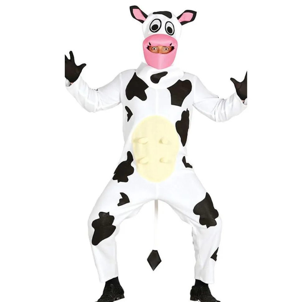 DÉGUISEMENT HUMOUR VACHE LAITIÈRE ADULTE