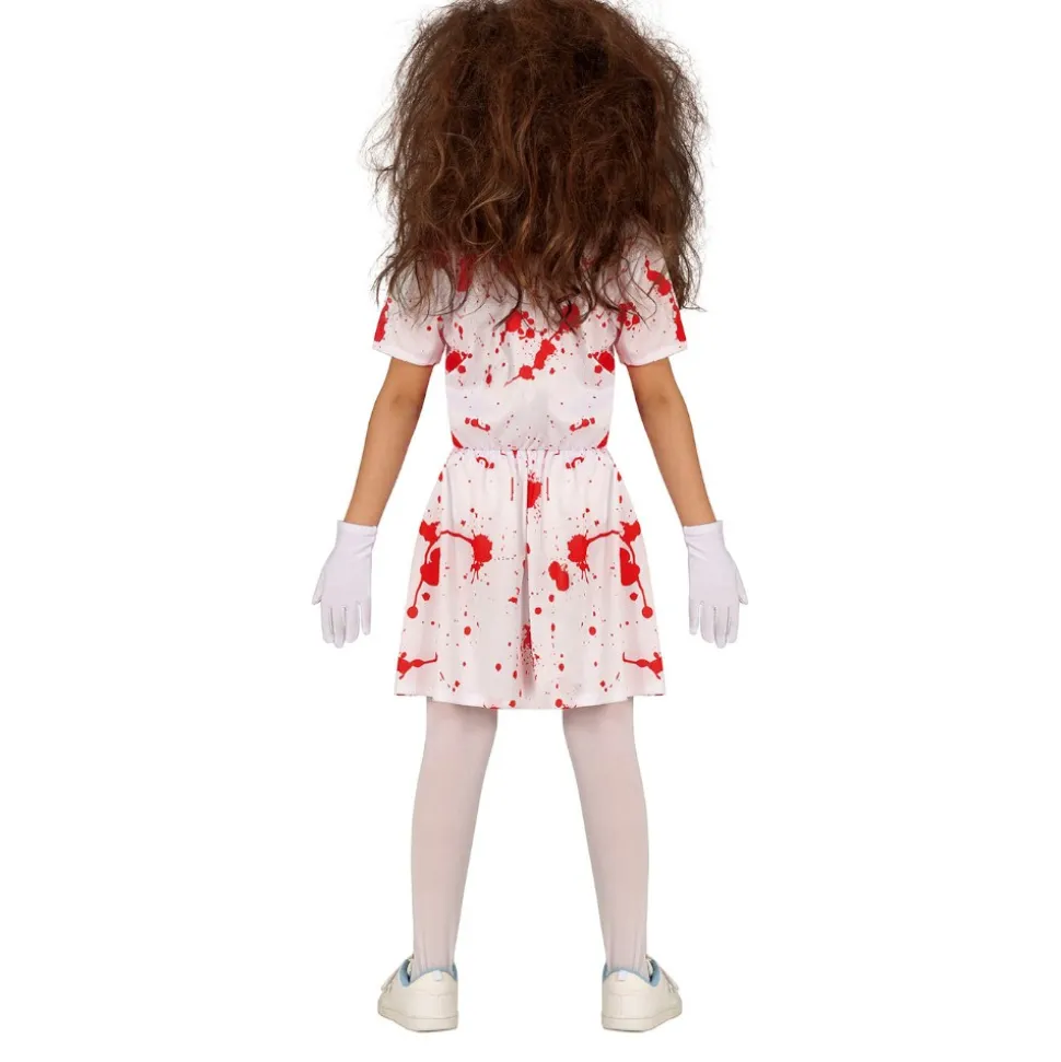 DÉGUISEMENT INFIRMIÈRE VINTAGE ZOMBIE BLANC FILLE