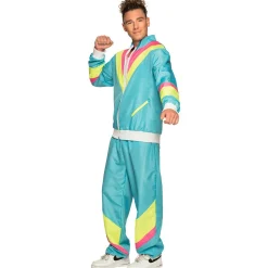 DÉGUISEMENT JOGGING BLEU 80'S HOMME