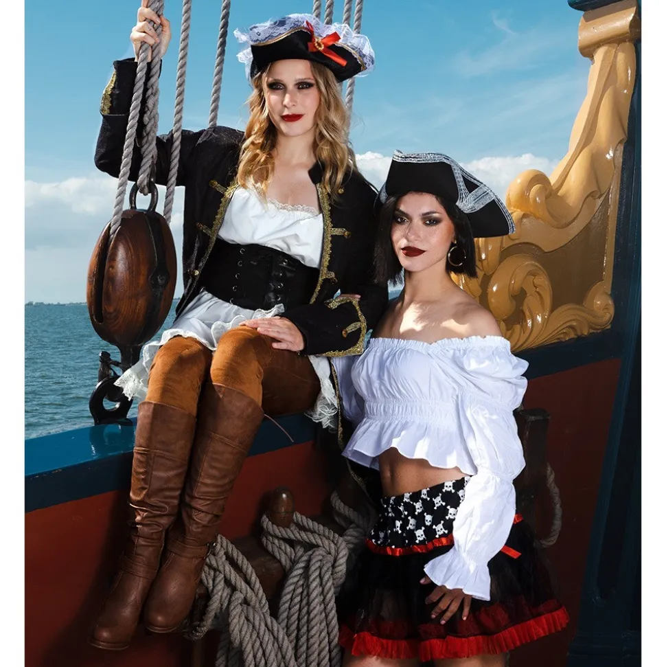DÉGUISEMENT JUPE COURTE PIRATE SÉDUCTION FEMME