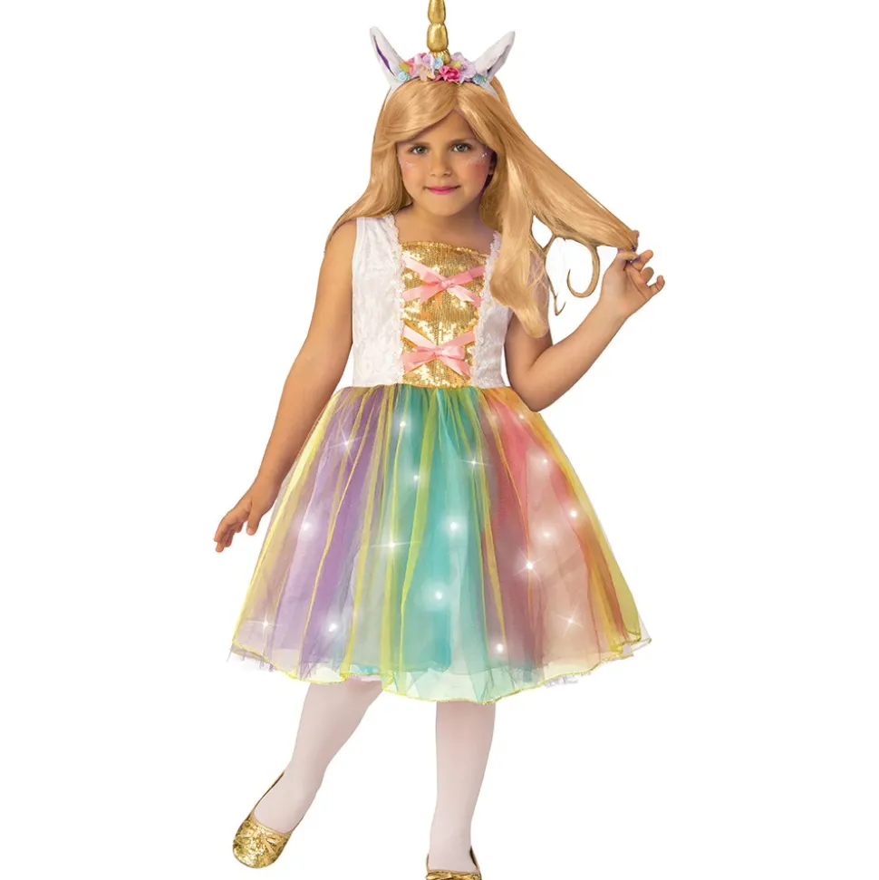 DÉGUISEMENT LICORNE LUMINEUSE FILLE