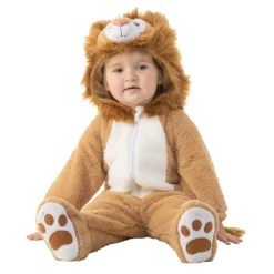 DÉGUISEMENT LION SAVANE PELUCHE BÉBÉ