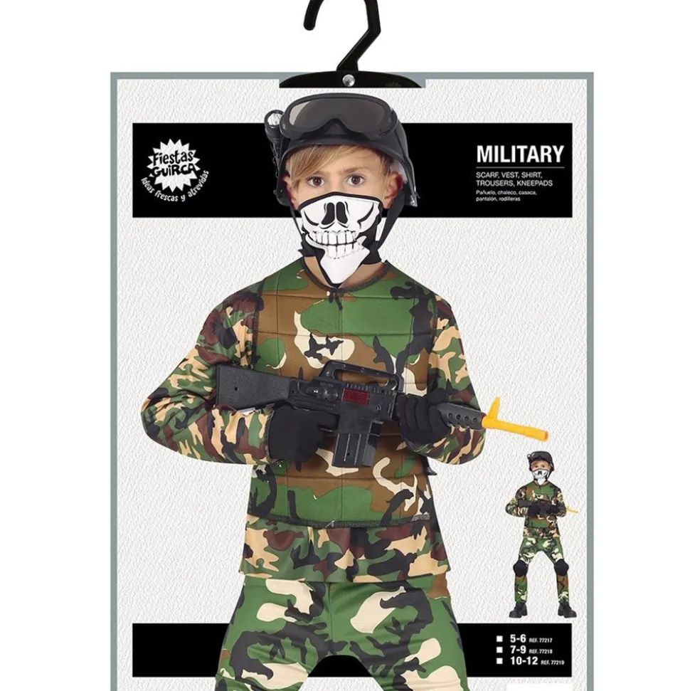 DÉGUISEMENT MILITAIRE CAMOUFLAGE ENFANT