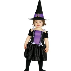 DÉGUISEMENT PETITE SORCIÈRE NOIR VIOLET BÉBÉ