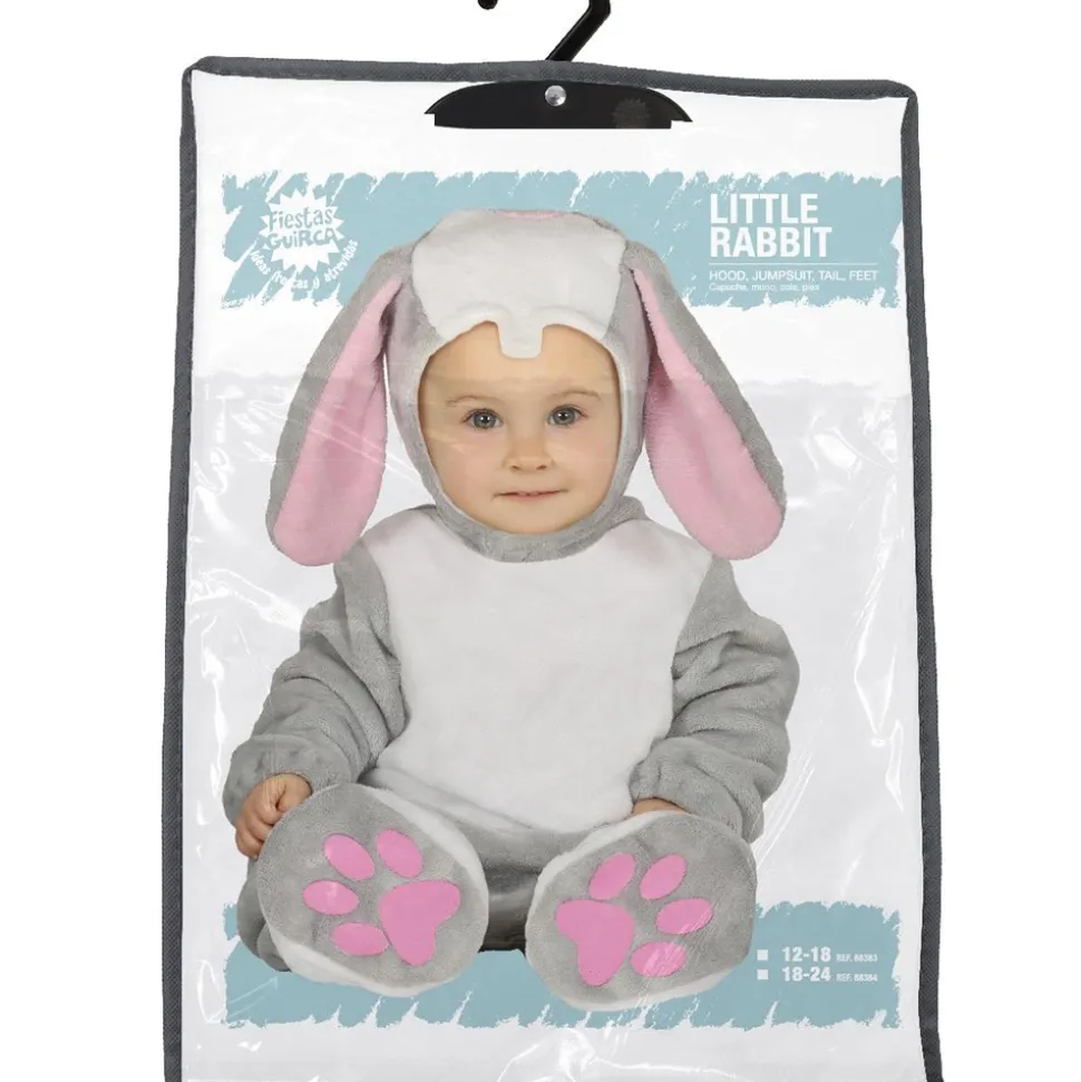 DÉGUISEMENT PETIT LAPIN GRIS BÉBÉ