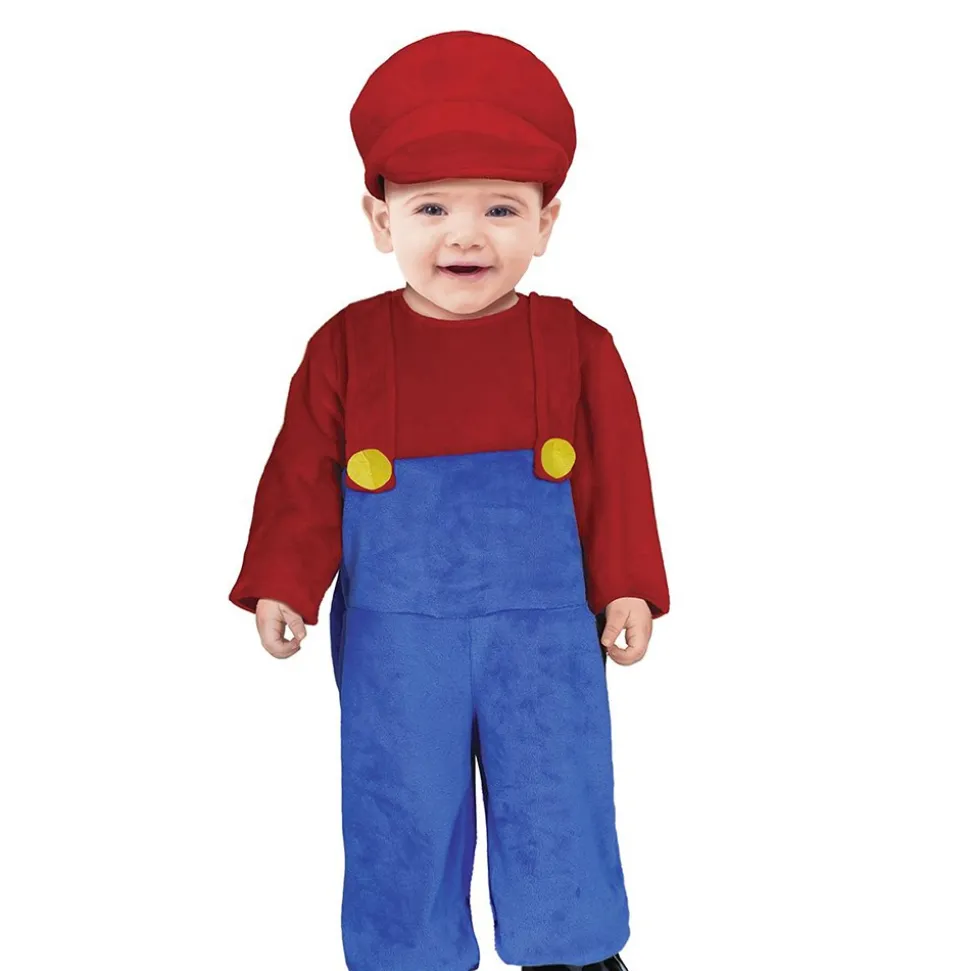 DÉGUISEMENT PLOMBIER ROUGE BÉBÉ