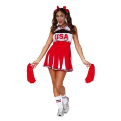 DÉGUISEMENT POM-POM GIRL ÉQUIPE USA FEMME